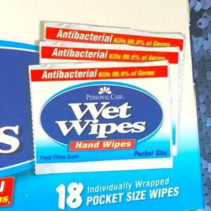 Wet Wipes- individually wrapped